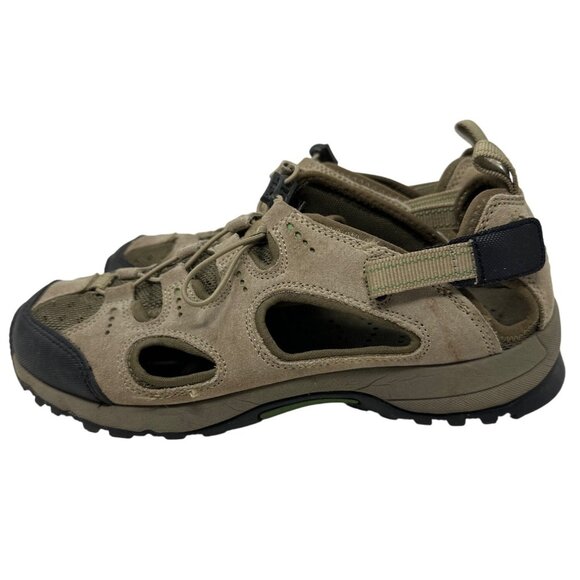 Lands End Suede & Mesh Outdoor Hiking Sandals Men's Size 9B - Picture 5 of 10